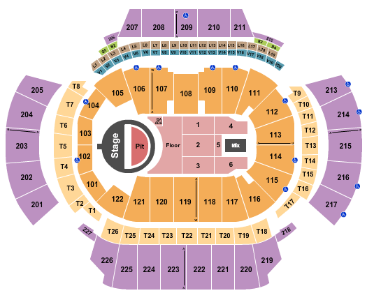 State Farm Arena 5 Seconds of Summer Seating Chart